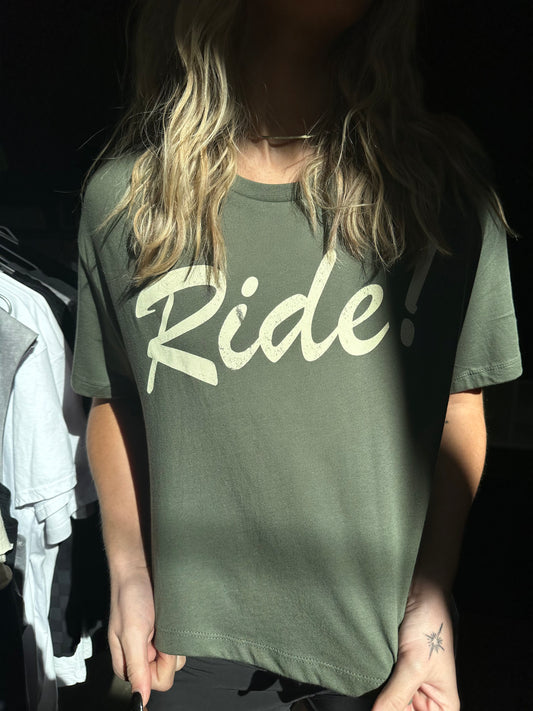 Ride! Crop Tee